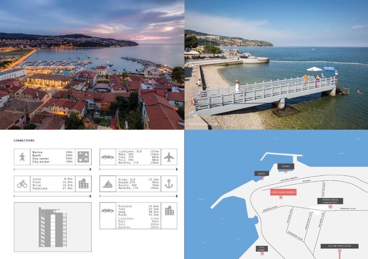 Koper Seaside Residence Eksteriør bilde